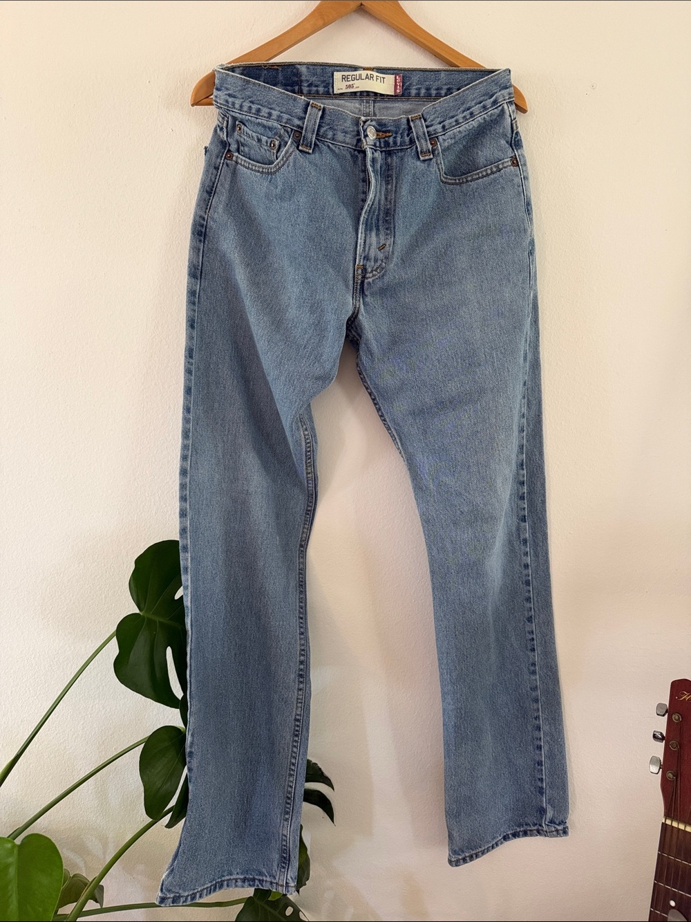 Classic Levi’s 505’s Light Blue Regular Fit boyfriend Jeans W30” x L34”